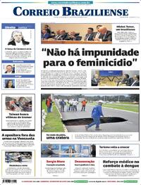 Capa do jornal Correio Braziliense 04/04/2024
