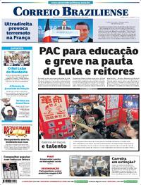 Capa do jornal Correio Braziliense 10/06/2024