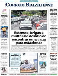 Capa do jornal Correio Braziliense 13/04/2024