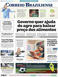 Capa do jornal Correio Braziliense 15/03/2024