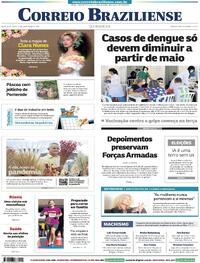 Capa do jornal Correio Braziliense 17/03/2024