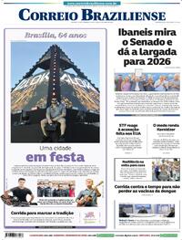 Capa do jornal Correio Braziliense 19/04/2024