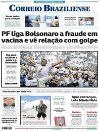 Capa do jornal Correio Braziliense 20/03/2024