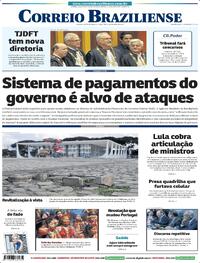 Capa do jornal Correio Braziliense 23/04/2024