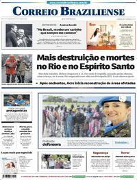 Capa do jornal Correio Braziliense 24/03/2024