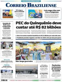 Capa do jornal Correio Braziliense 24/04/2024