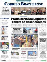 Capa do jornal Correio Braziliense 25/04/2024