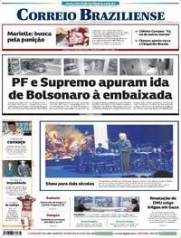 Capa do jornal Correio Braziliense 26/03/2024