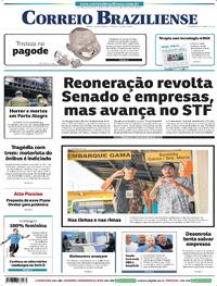 Capa do jornal Correio Braziliense 27/04/2024