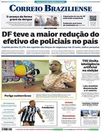 Capa do jornal Correio Braziliense 28/02/2024