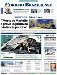 Capa do jornal Correio Braziliense 28/03/2024