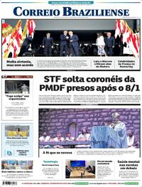 Capa do jornal Correio Braziliense 29/03/2024