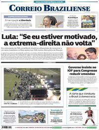 Capa do jornal Correio Braziliense 02/06/2025