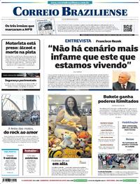 Capa do jornal Correio Braziliense 03/08/2025