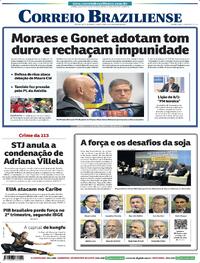 Capa do jornal Correio Braziliense 03/09/2025