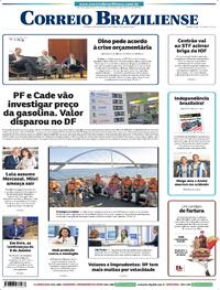 Capa do jornal Correio Braziliense 04/07/2025
