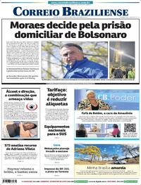 Capa do jornal Correio Braziliense 05/08/2025