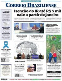 Capa do jornal Correio Braziliense 06/11/2025