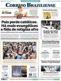 Capa do jornal Correio Braziliense 07/06/2025