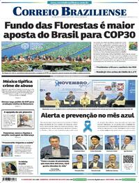 Capa do jornal Correio Braziliense 07/11/2025