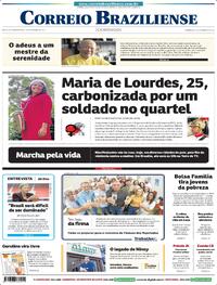 Capa do jornal Correio Braziliense 07/12/2025
