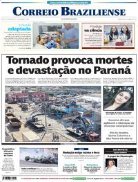 Capa do jornal Correio Braziliense 09/11/2025