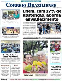 Capa do jornal Correio Braziliense 10/11/2025