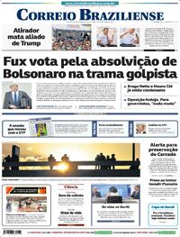 Capa do jornal Correio Braziliense 11/09/2025