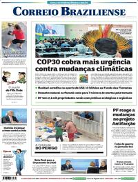 Capa do jornal Correio Braziliense 11/11/2025