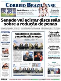 Capa do jornal Correio Braziliense 11/12/2025