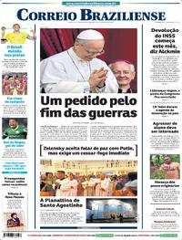Capa do jornal Correio Braziliense 12/05/2025