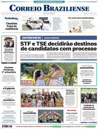 Capa do jornal Correio Braziliense 12/10/2025