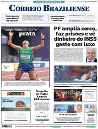 Capa do jornal Correio Braziliense 13/09/2025