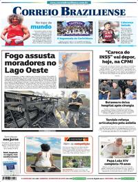 Capa do jornal Correio Braziliense 15/09/2025