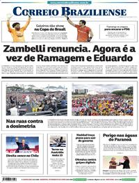Capa do jornal Correio Braziliense 15/12/2025