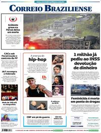 Capa do jornal Correio Braziliense 16/05/2025