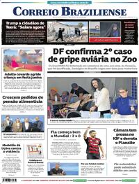 Capa do jornal Correio Braziliense 17/06/2025