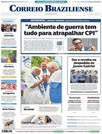 Capa do jornal Correio Braziliense 17/08/2025