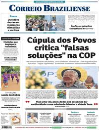 Capa do jornal Correio Braziliense 17/11/2025