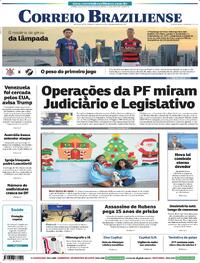 Capa do jornal Correio Braziliense 17/12/2025