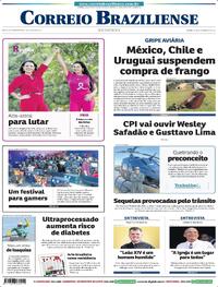 Capa Correio Braziliense 18/05/2025