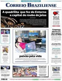 Capa do jornal Correio Braziliense 18/06/2025