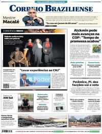 Capa do jornal Correio Braziliense 18/11/2025