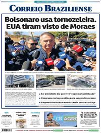 Capa do jornal Correio Braziliense 19/07/2025