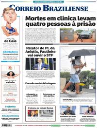 Capa do jornal Correio Braziliense 19/09/2025