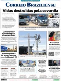 Capa do jornal Correio Braziliense 20/05/2025