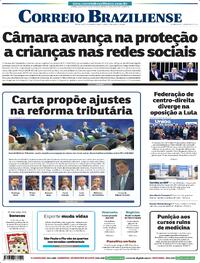 Capa do jornal Correio Braziliense 20/08/2025
