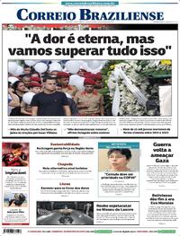 Capa do jornal Correio Braziliense 20/10/2025
