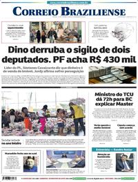 Capa do jornal Correio Braziliense 20/12/2025