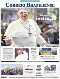 Capa do jornal Correio Braziliense 22/04/2025